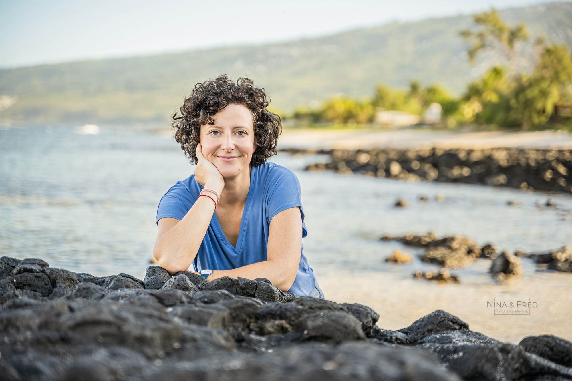 shooting portrait plage Réunion branding ADL-25